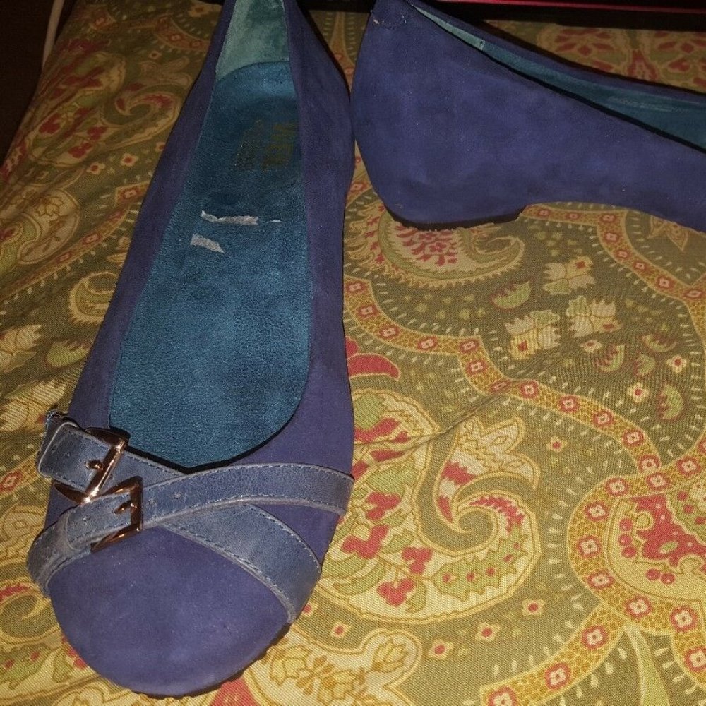 Weil Orthaheel Technoloy 6 37.5 blue flats shoes